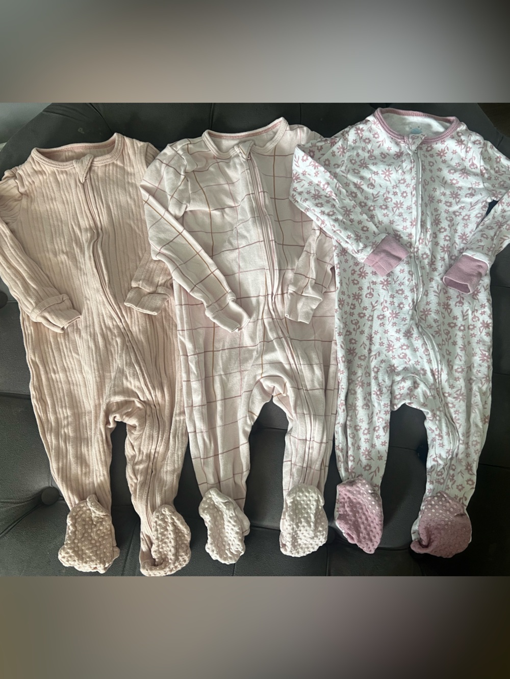 Cloud Island Footed Pajamas - 12M